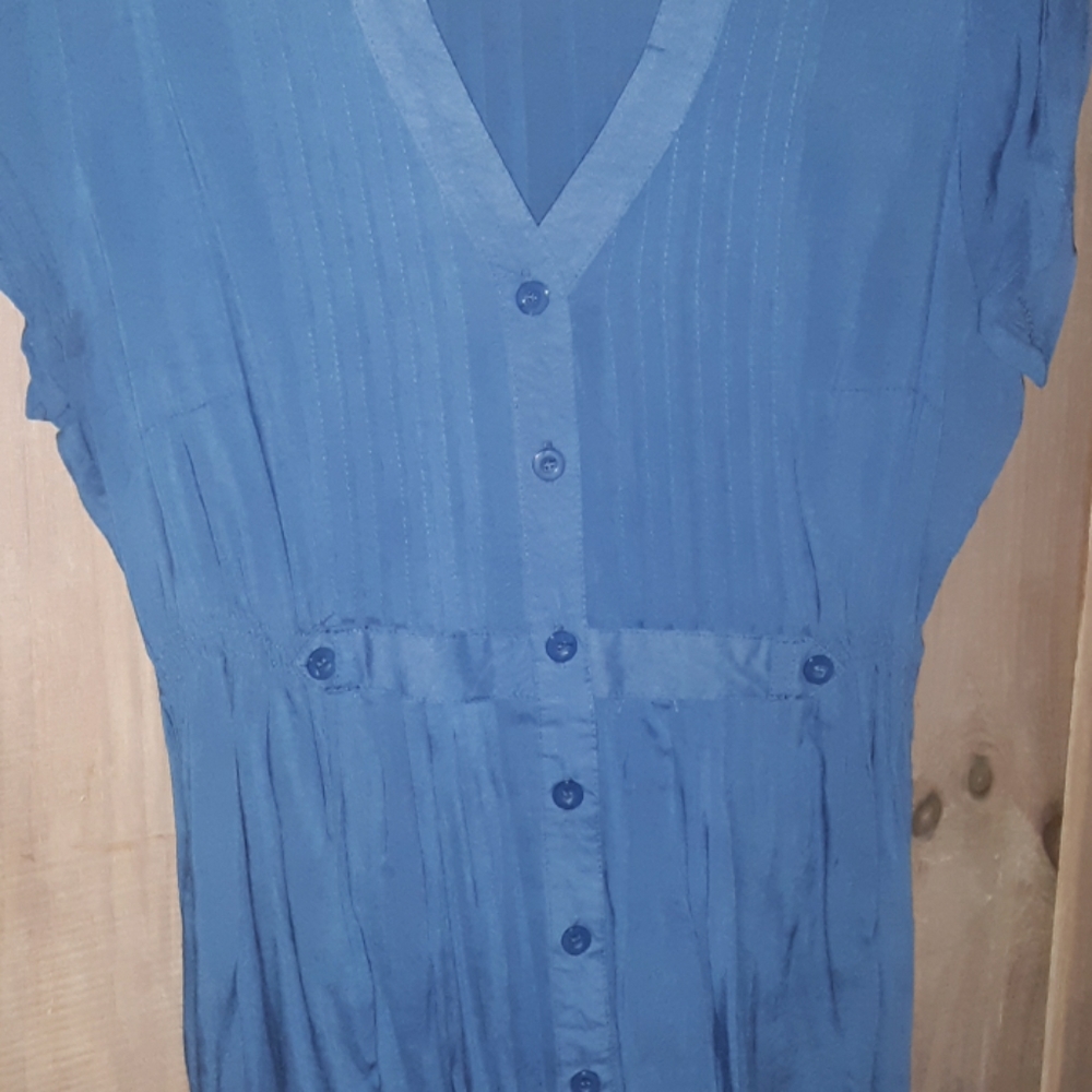Blue sheer shirt - Picture 3 of 4